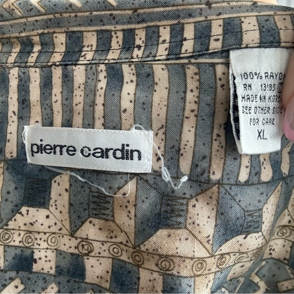 Pierre Cardin Patterned Button Down Top - image 6